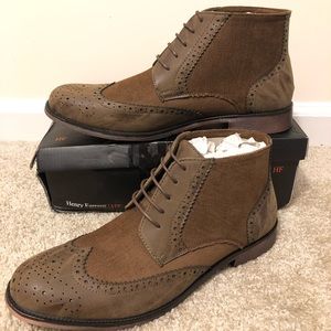 Henry Ferrera Men’s Chukka Style Shoes Size 10.5